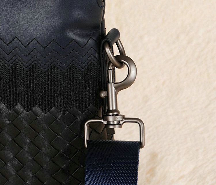 Bottega Veneta intrecciato VN tote 1153068-1 black&royalblue